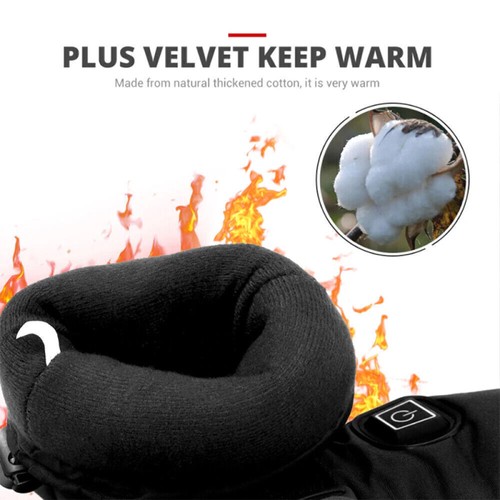 Motorbike Heated Motorcycle Gloves Electric USB Rechargeable Thermal Waterproof - Picture 6 of 17