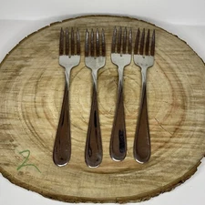 Oneida USA Flight Reliance Pattern Stainless Salad Forks Set of Four 6 3/4" 