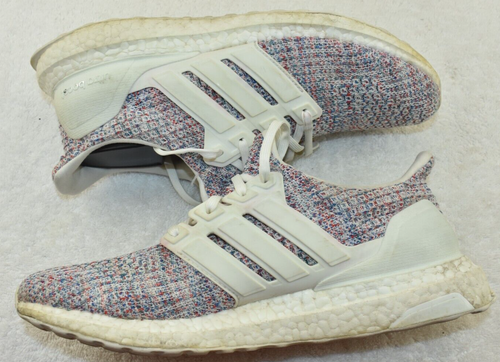 Adidas UltraBoost 4.0 DNA Mens Shoes Size 7.5 White Multicolor Athletic Sneakers - 第 5/9 張圖片