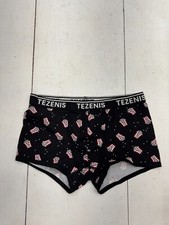 Boxer intimo uomo Tezenis nero popcorn grafica taglia media