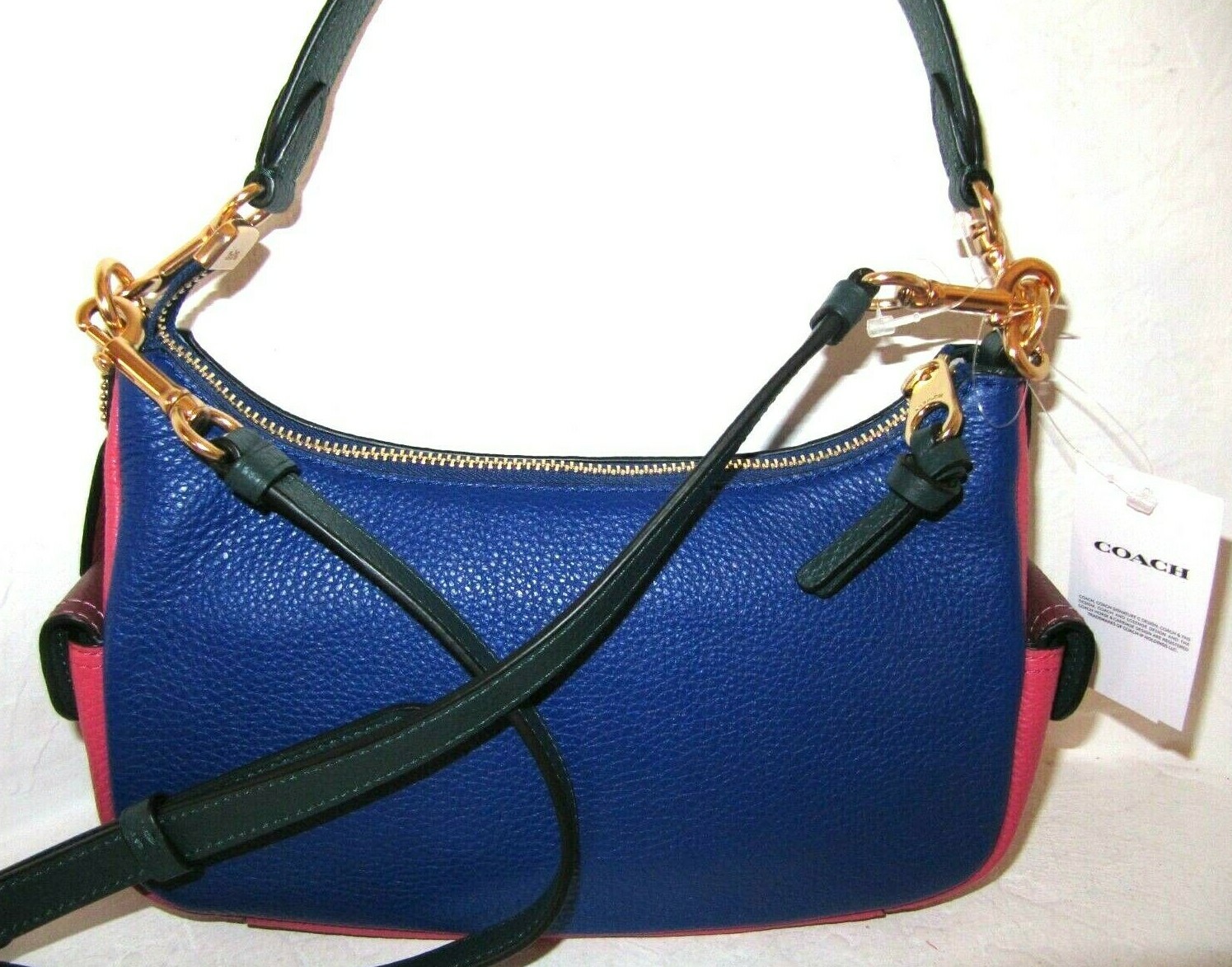 pennie shoulder bolsa in colorblock