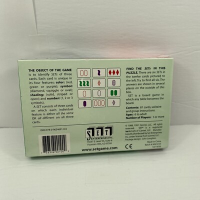 BRAND NEW Sealed VINTAGE SET The Family Game of Visual