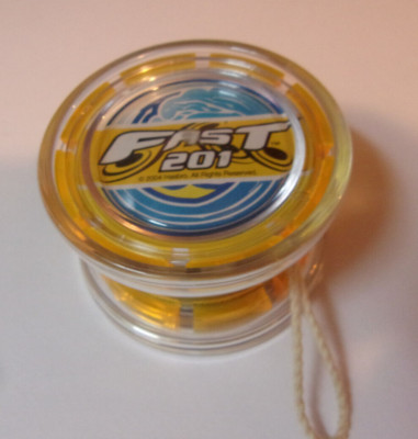 YOYO Toy Yo-Yo ''Fast 201'' Hasbro Yellow 2004 Free Ship!