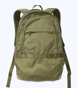 pink and green backpack