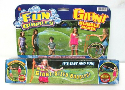 Jaru Fun Bubbles Giant Bubble Maker NEW Slide Action Wand Amazing Bubbles!