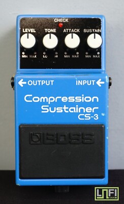 Boss CS-3 90's Blue Compression Sustainer Guitar Effects Pedal - MIT