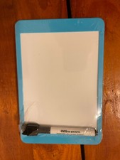 Office Depot 5.3 in x 7.9 in Dry Erase Board With Marker And Magnet New