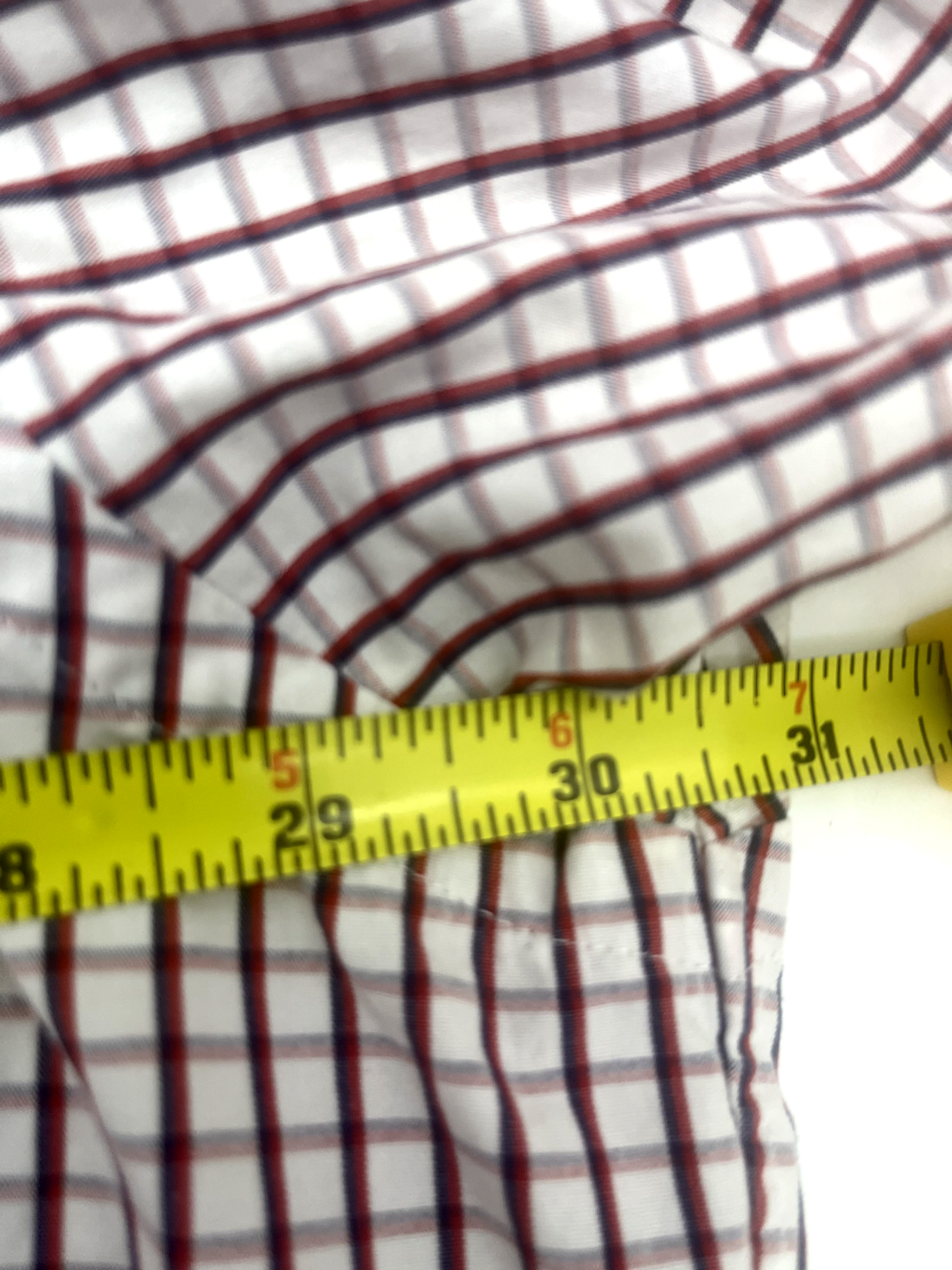 Camicia Ralph Lauren vintage uomo 2XL rosso bianco grigio a quadri Blaire pony logo bottone