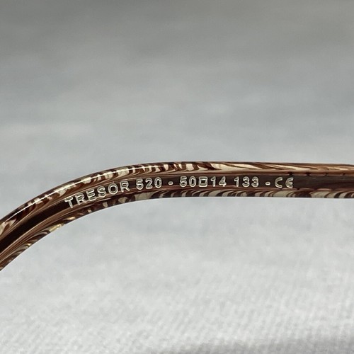 Jean Lafont Paris Lattice 50-14-133 Tresor 520 Gold Eyeglasses Discontinued - Picture 8 of 8