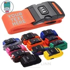 Personalised Embroidered Luggage Strap Strong Extra Safety Adjustable Baggage