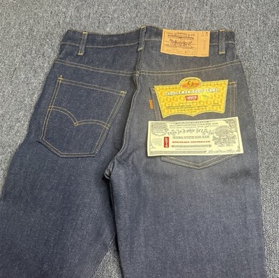 Vintage 70s 80s Levi s 517 Deadstock NWT Bootcut Western Jeans Orange Tab