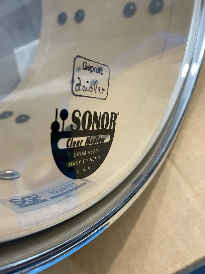 Sonor SQ2 13 英寸 Tom Drum 白色缅因州珍珠鼓套装 附加 全新 带盒 — 第 4/4 张图片