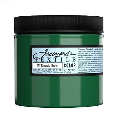 Emerald Green Fabric Dye for Clothes, Soft & Colorfast