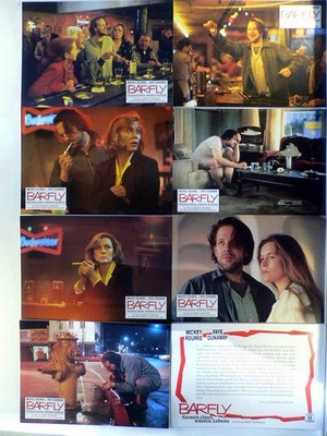 Barfly - Mickey Rourke - Faye Dunaway - 18 Aushangfotos/Lobbycards-G1