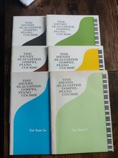 The Henry Slaughter Gospel Piano Course Books 1-6 Complete Full Set 1 2 3 4 5 6