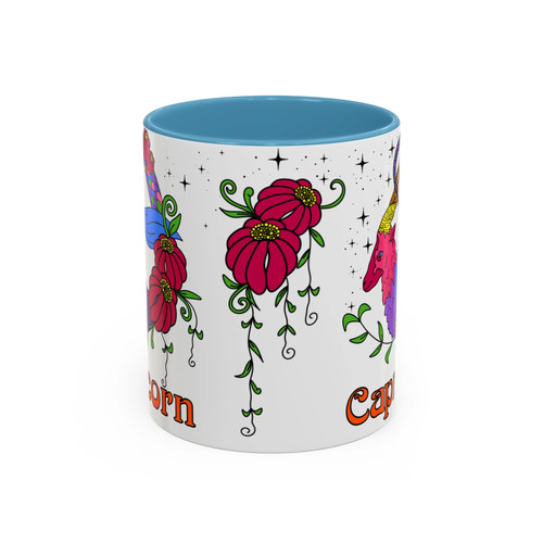 Capricorn star sign mug, Sea goat zodiac astrology coffee cup, Horoscope - Picture 5 of 11