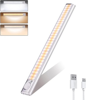 DFGOTOP Under Cupboard Kitchen Lights 160LED, Motion Sensor Light Indoor,
