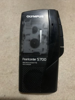 VTG Olympus Pearlcorder S700 Handheld Microcassette Voice Recorder, Tested