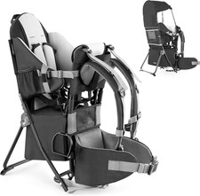 Zaino Porta Bambino Trekking Zaino Porta Bambino Montagna (Nero)