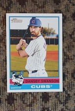 2025 Topps Heritage - Dansby Swanson #128 - Chicago Cubs