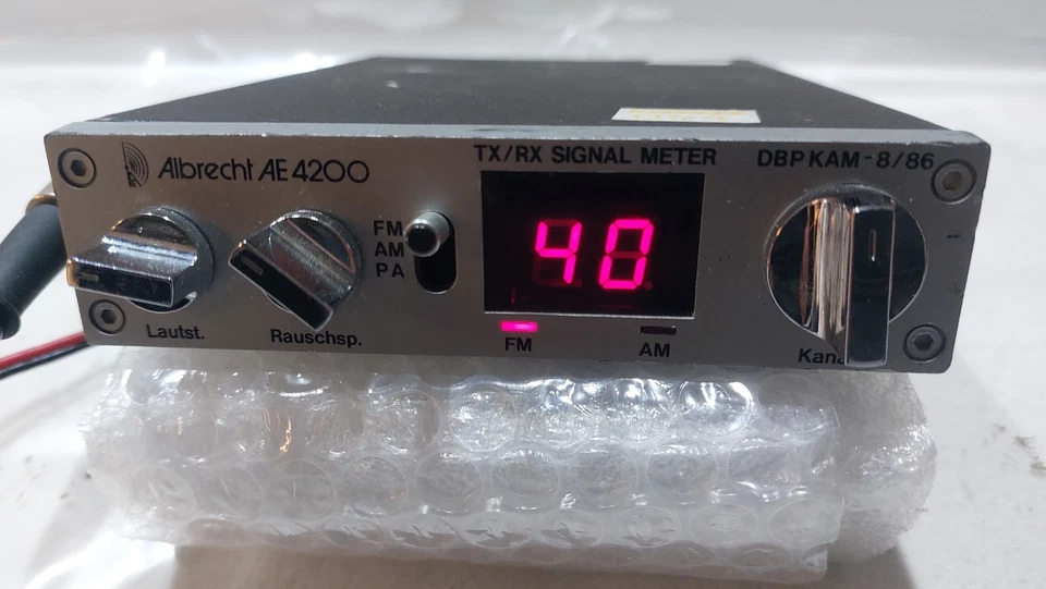 Funkgerät Albrecht 4200, 40 Kanäle, mit Handmikrofon - Bild 3 von 3