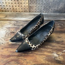 Vintage Women s Leopard Print Heels Pumps Made in Italy Size 6.5