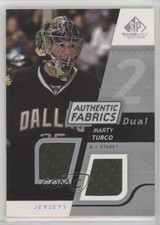 2008-09 SP Game Used Edition Authentic Fabrics Dual Marty Turco #AF-MT 0wn9