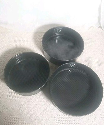 Chefmate Springform Leakproof Pan Three Cake Baking Cheesecake  9-10.5 Inches 