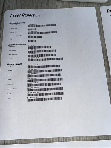 Lexmark M1145 Laser printer 35S0040 Network Mono low count -5000 Pgs - Afbeelding 2 van 18