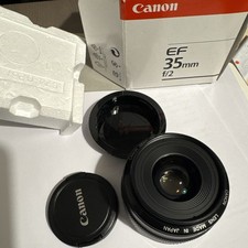 Canon EF 35mm f/2 lens a+ with original packaging