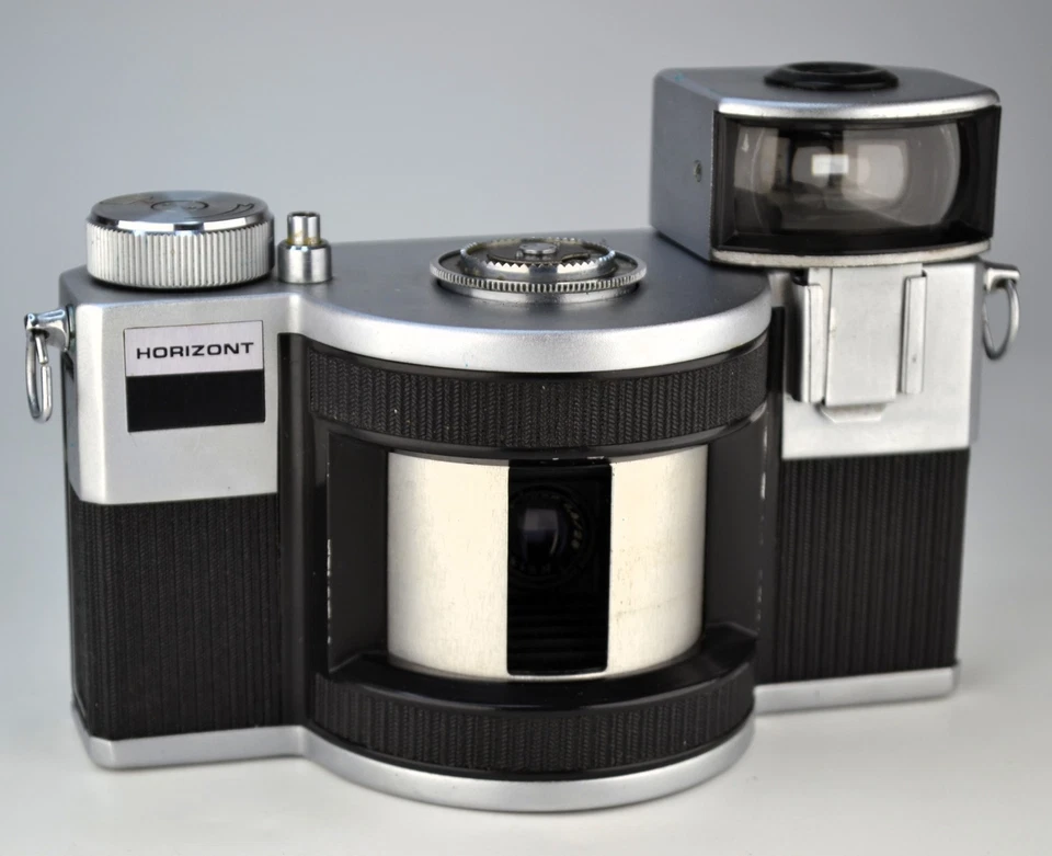 EDICIÓN EXPORTACIÓN! CÁMARA PANORÁMICA 35mm URSS "HORIZON HORIZONTAL" + PASAPORTE NATIVO! Foto 3 de 4