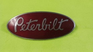 Vintage Peterbilt 359 Hood Emblem Badge Logo