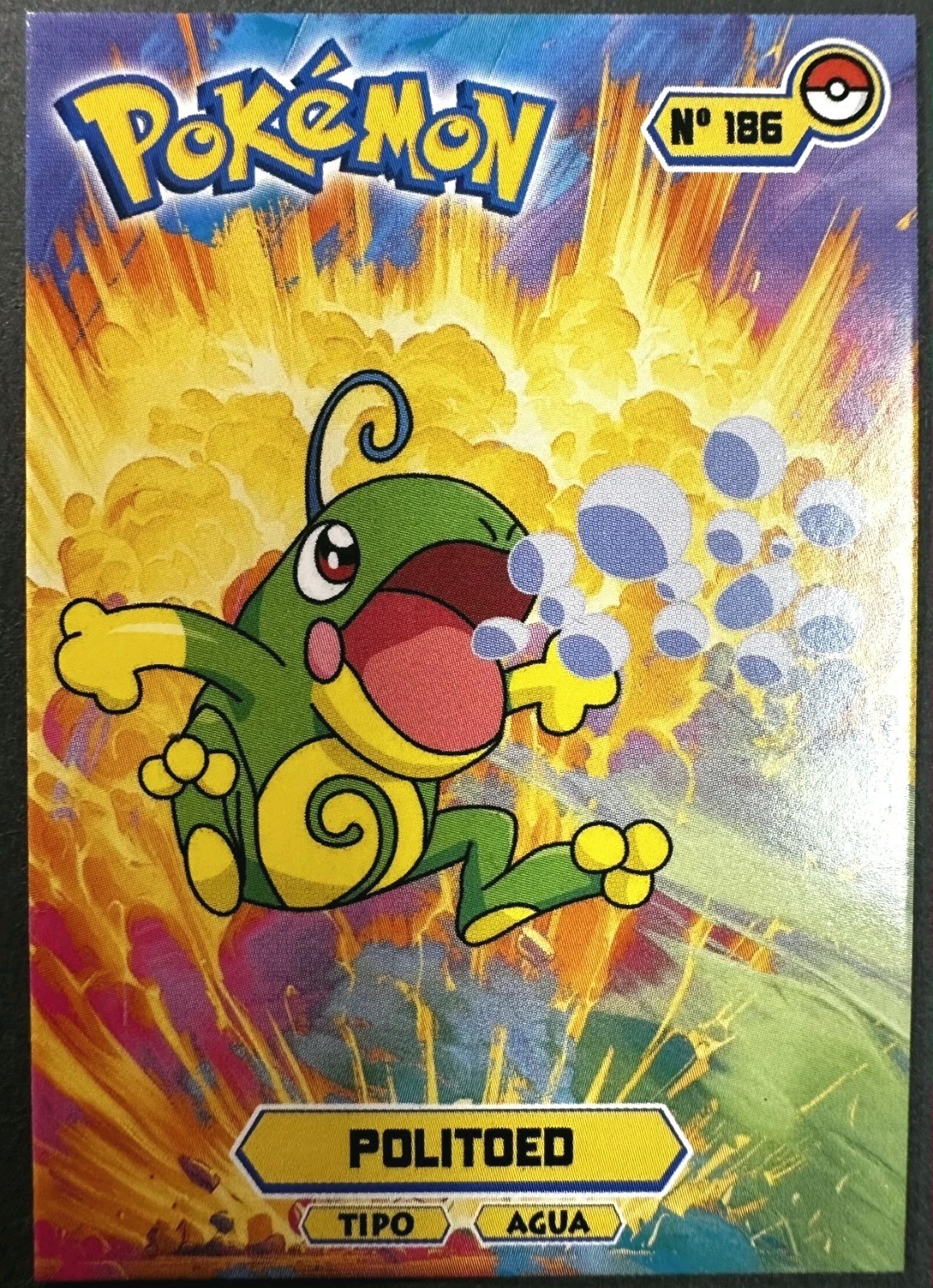 POLITOED - POKEMON JOHTO CARDS TOP POKEDEX CCG FOIL