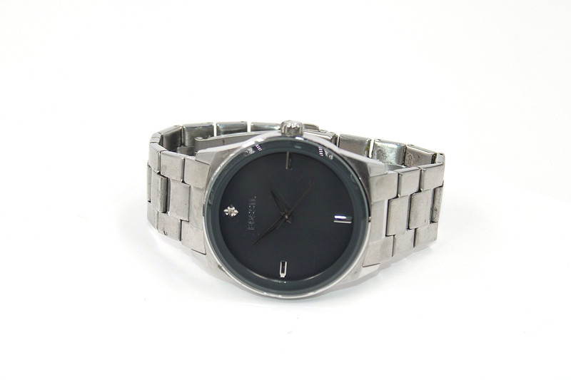Large Dial 1.69" FOSSIL MEN'S Wrist Watch Tested BLACK DIAL FS-4481 2711006