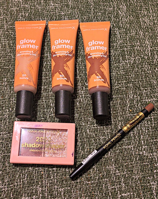 Max Factor Make-up Set: Glow Framer Bronzing Tint, Lidschattenpalette, Kohl