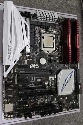 I7-6700k, ASUS Z170-AR, 8GB DDR4 SDRAM, ATX, Intel Motherboard
