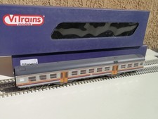 VITRAINS 3064 CARROZZA MDVC 2da CLASSE LIVREA E FREGIO FS D'ORIGINE,ILLUMINATA