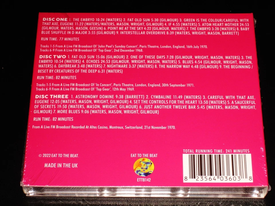 Pink Floyd: Transmission Impossible - Radio Broadcasts 3 CD Box Set 2022 UK NEW - Image 2 of 2