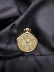 1920 Gruen Verithin Antique real 14k Gold Filled Pocket Watch Mechanical working