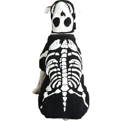 Casual Canine Glow Bones Dog Costume, 8-Inch, X-Small (2-Pack)