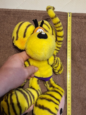  DIDDL Tiger Maus 30 cm Plüsch Depesche Rarität Zebra Gelb Schwarz Kuscheltier