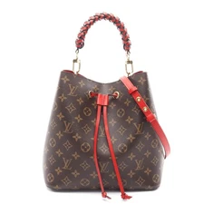 Louis Vuitton Neonoe Monogram Handbag Women Red One Size