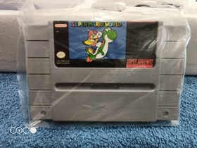 Nintendo SNES Console System with Super Mario World Rare O.B. Mint Cond. Works