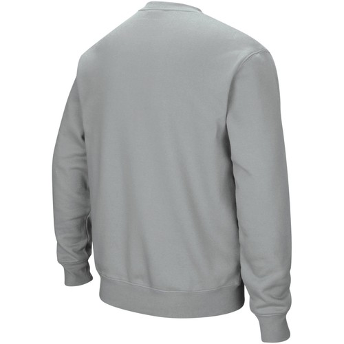 Men's Colosseum Gray Georgetown Hoyas Arch & Logo Crew Neck Sweatshirt - Bild 3 von 5