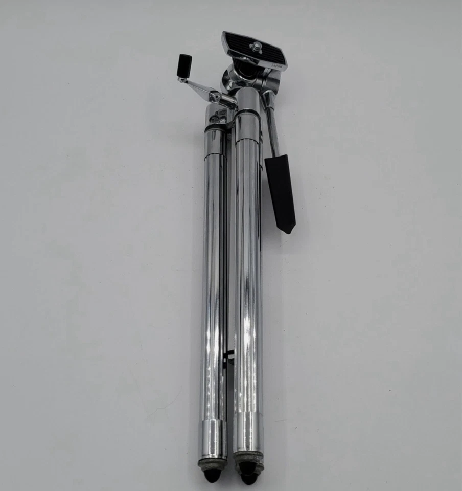 Base de taburete de trono/tambor Sunset (por Premier) vintage - cromo totalmente funcional Foto 4 de 4