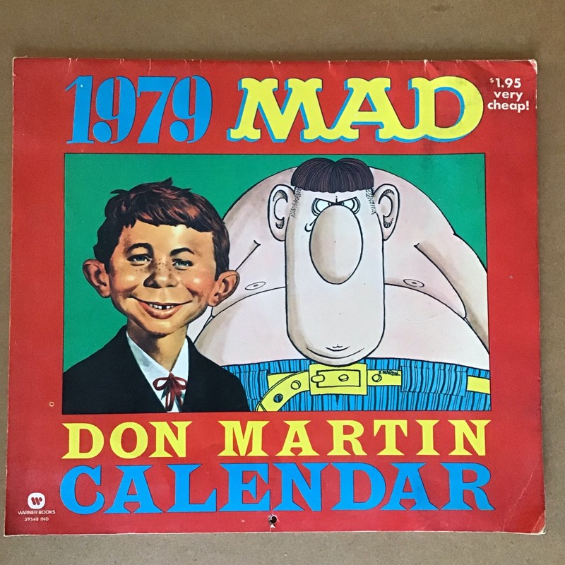 Mad Magazine 1979 Don Martin Calendar