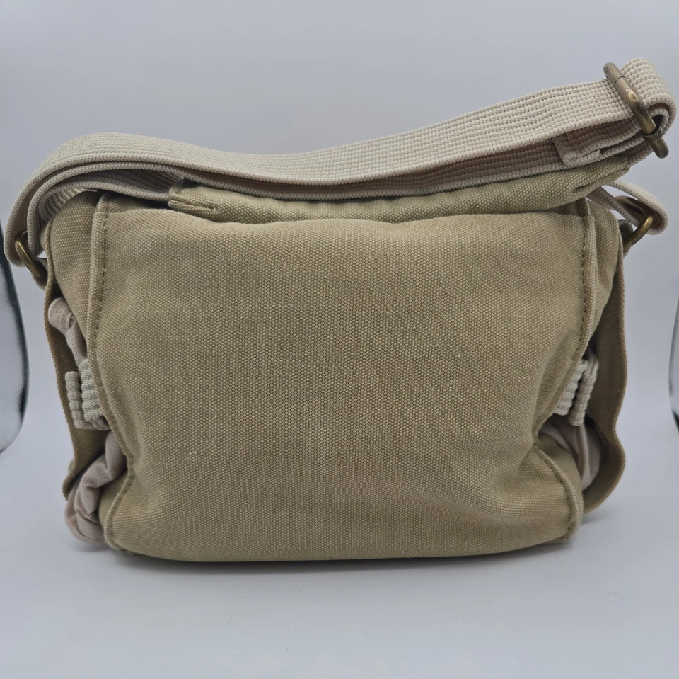 National Geographic Compact Camera Canvas Khaki Messenger Bag Earth Explore - Image 3 of 4