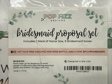 Bridesmaid Proposal Box Will You Be My Maid of Honor and Bridesmaid 10 Boxes