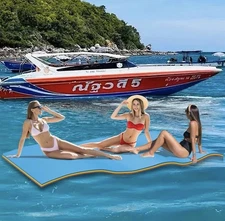 Winfire Floating Water Mat Foam Pad 6x4ft – Tear-Resistant XPE Foam Lily Pad