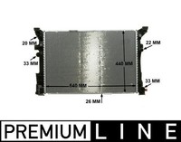 Mahle MotorküHler WasserküHler Premium Line Cr 2170 000P FüR Mercedes Klasse Gla